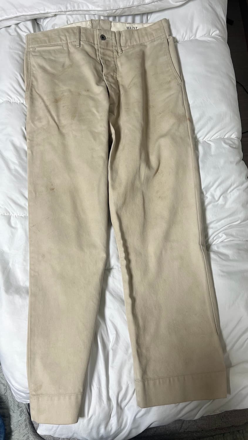 명작) 더블알엘 RRL 더티 워싱 필드팬츠 퍼티그폴로랄프로렌 헤링본 상품이미지3