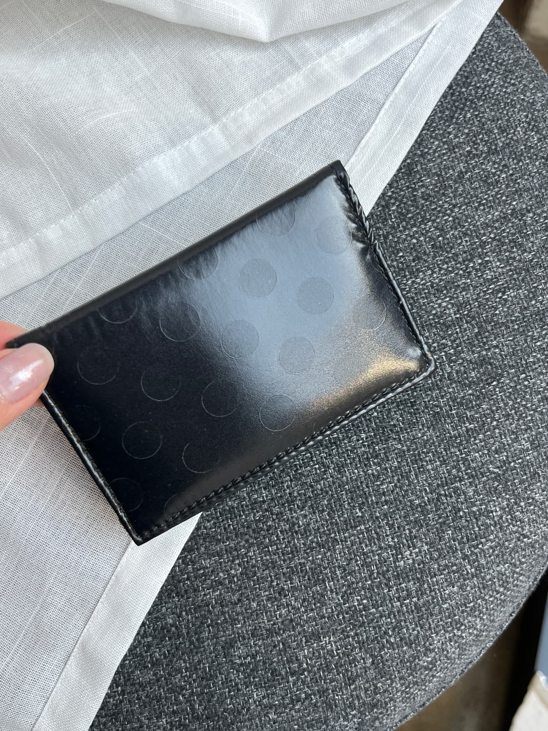 Porter 포터 도트 카드지갑 블랙 상품이미지8