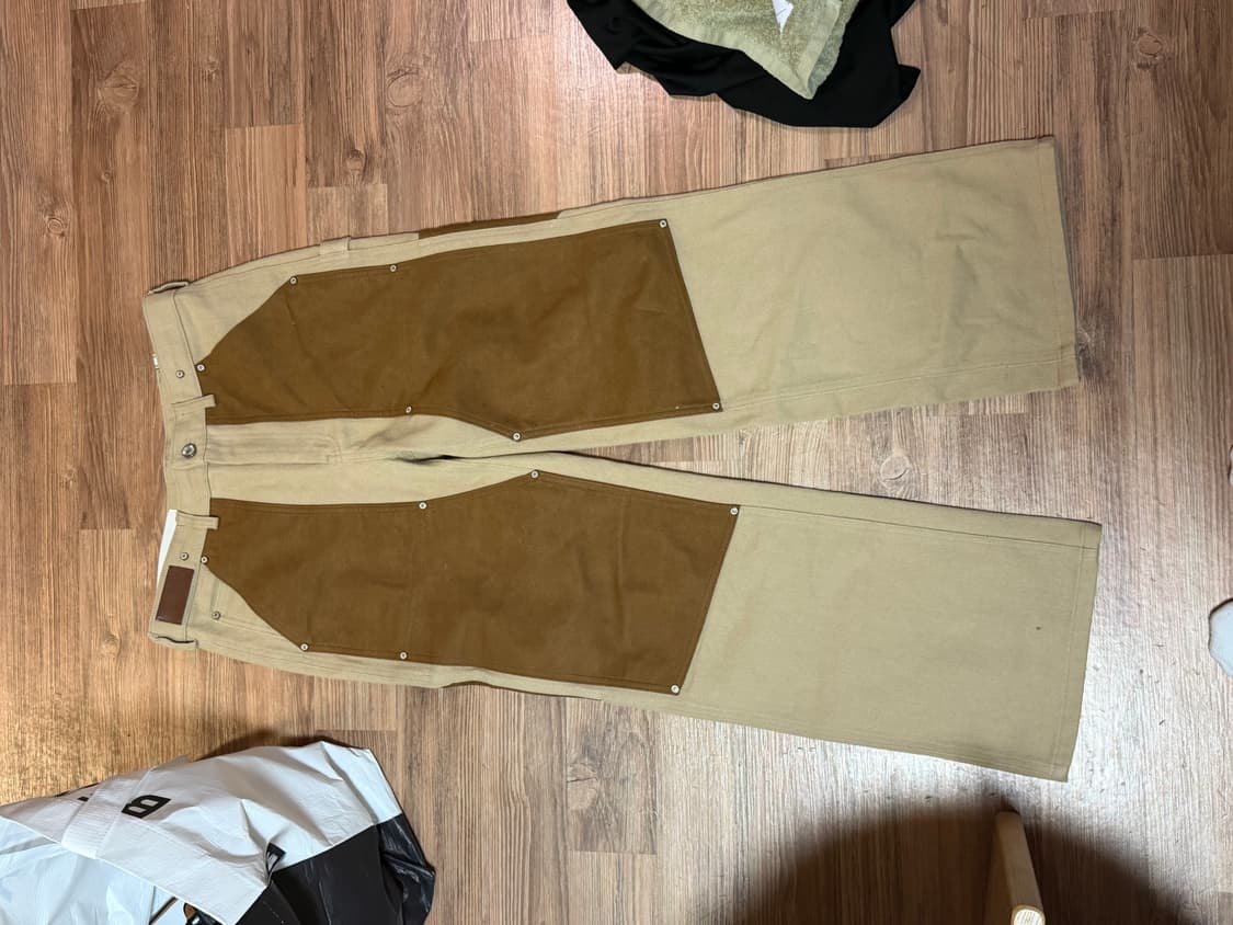 앤더슨벨 스웨이드 카펜터 팬츠 M 상품이미지1