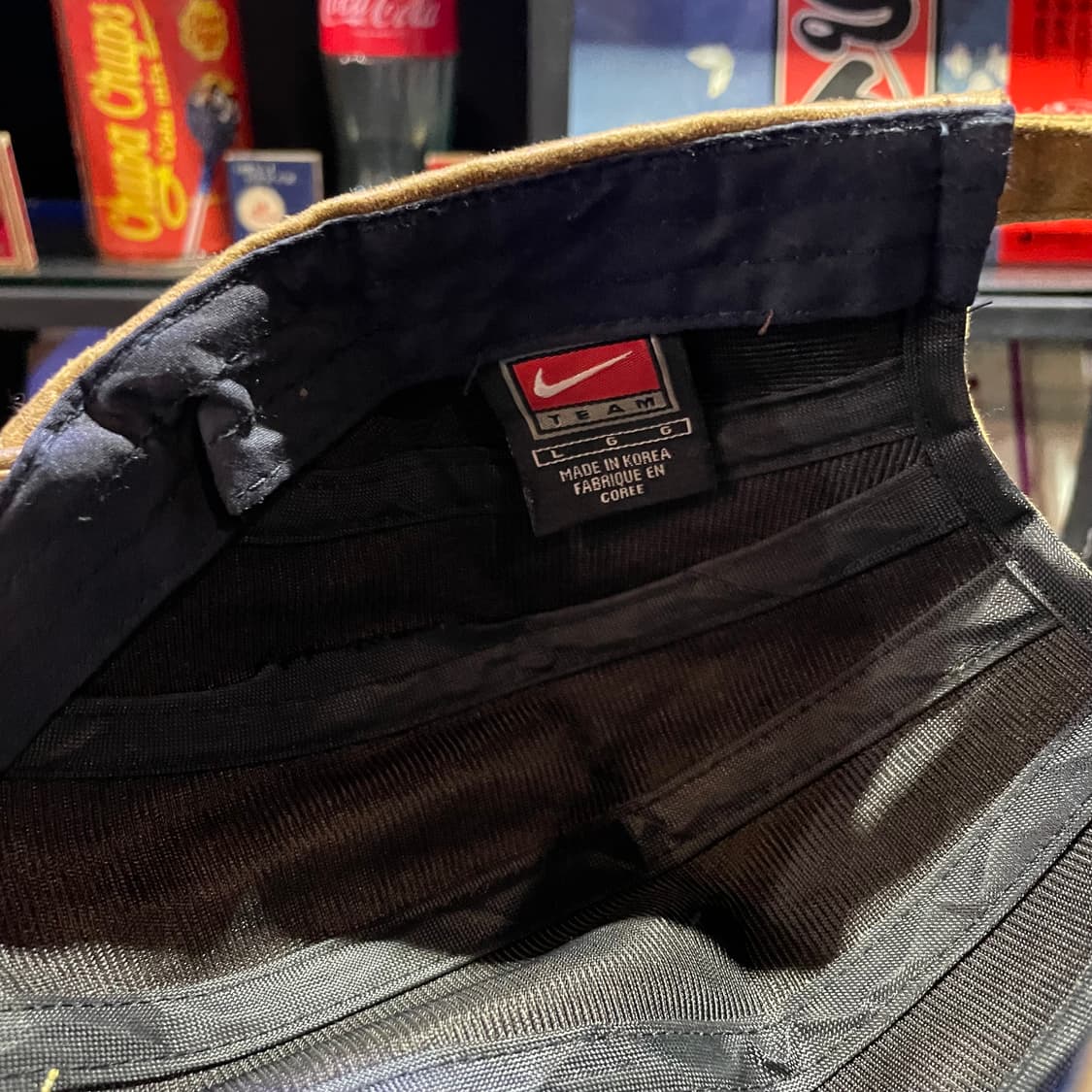 1990s NIKE 나이키 스우시 레더 캡 상품이미지7