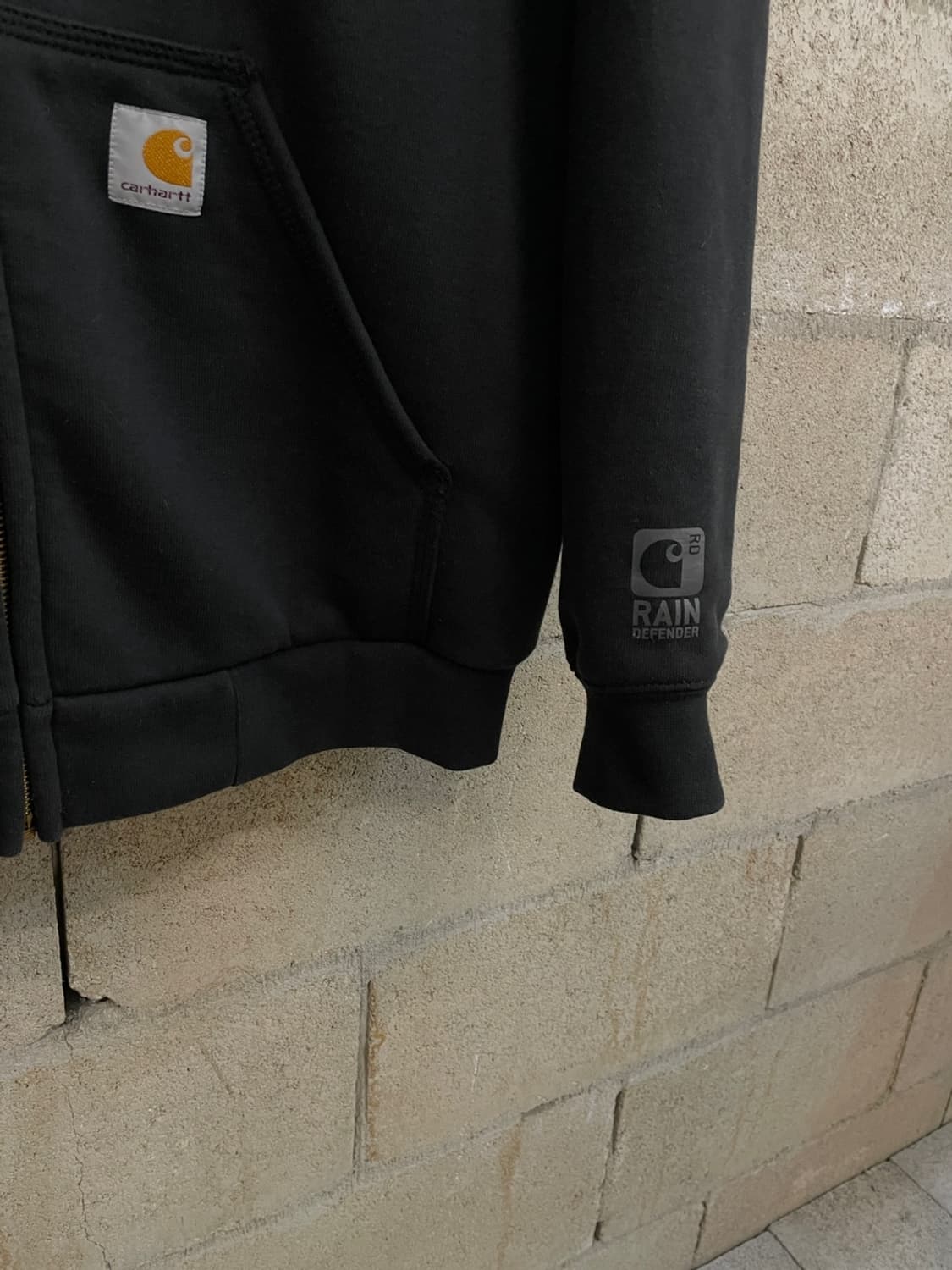 칼하트 레인 디펜터 후드집업 상품이미지3