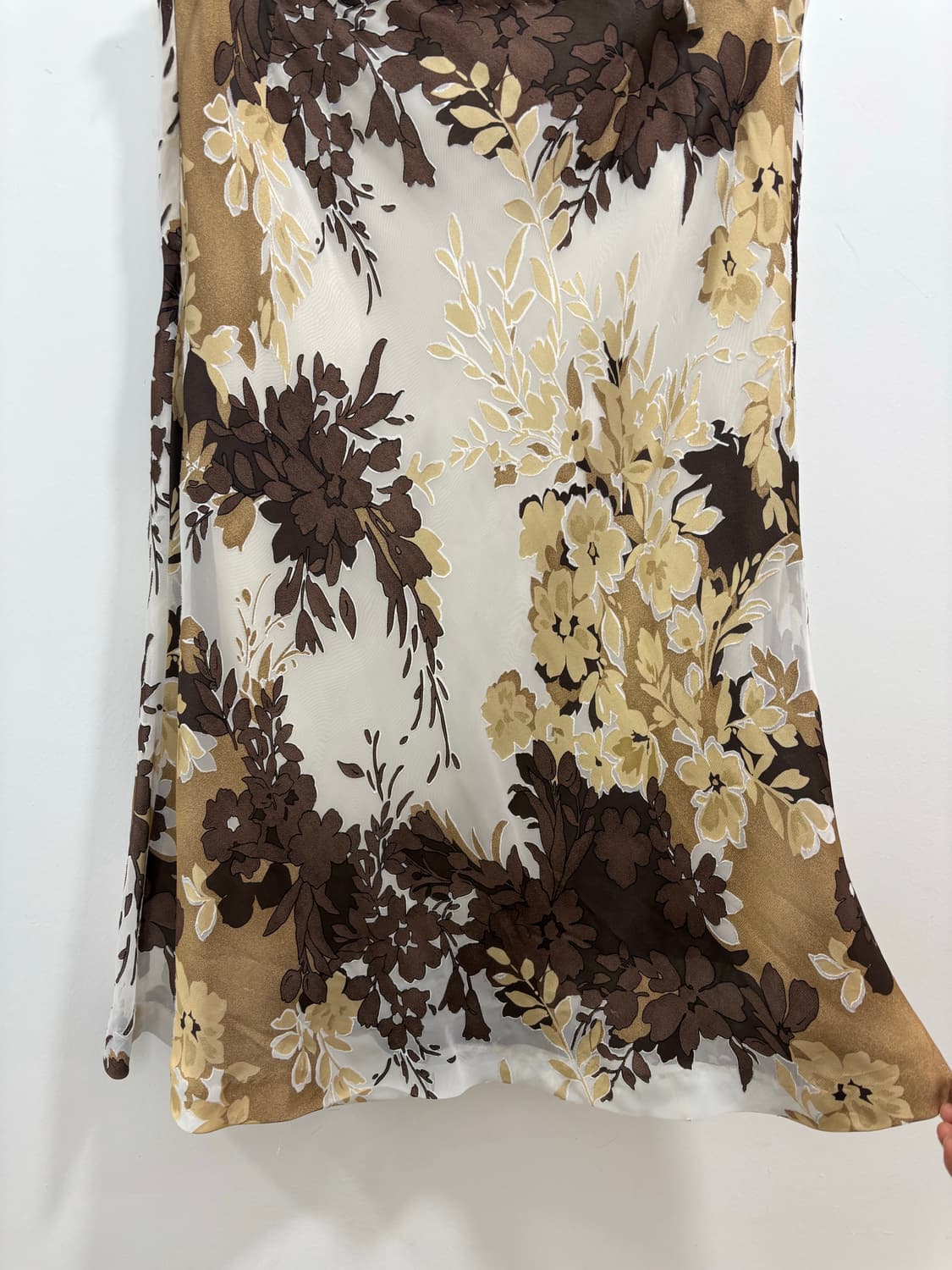 Ensuite 일본 빈티지 쉬폰 플라워패턴 스커트 치마 상품이미지5
