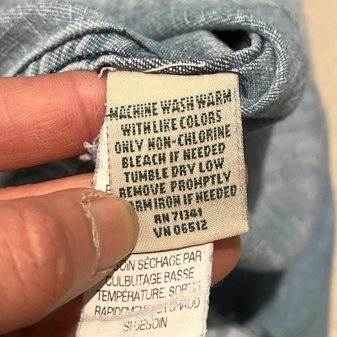 엘엘빈 워크 데님셔츠 s10513 상품이미지7