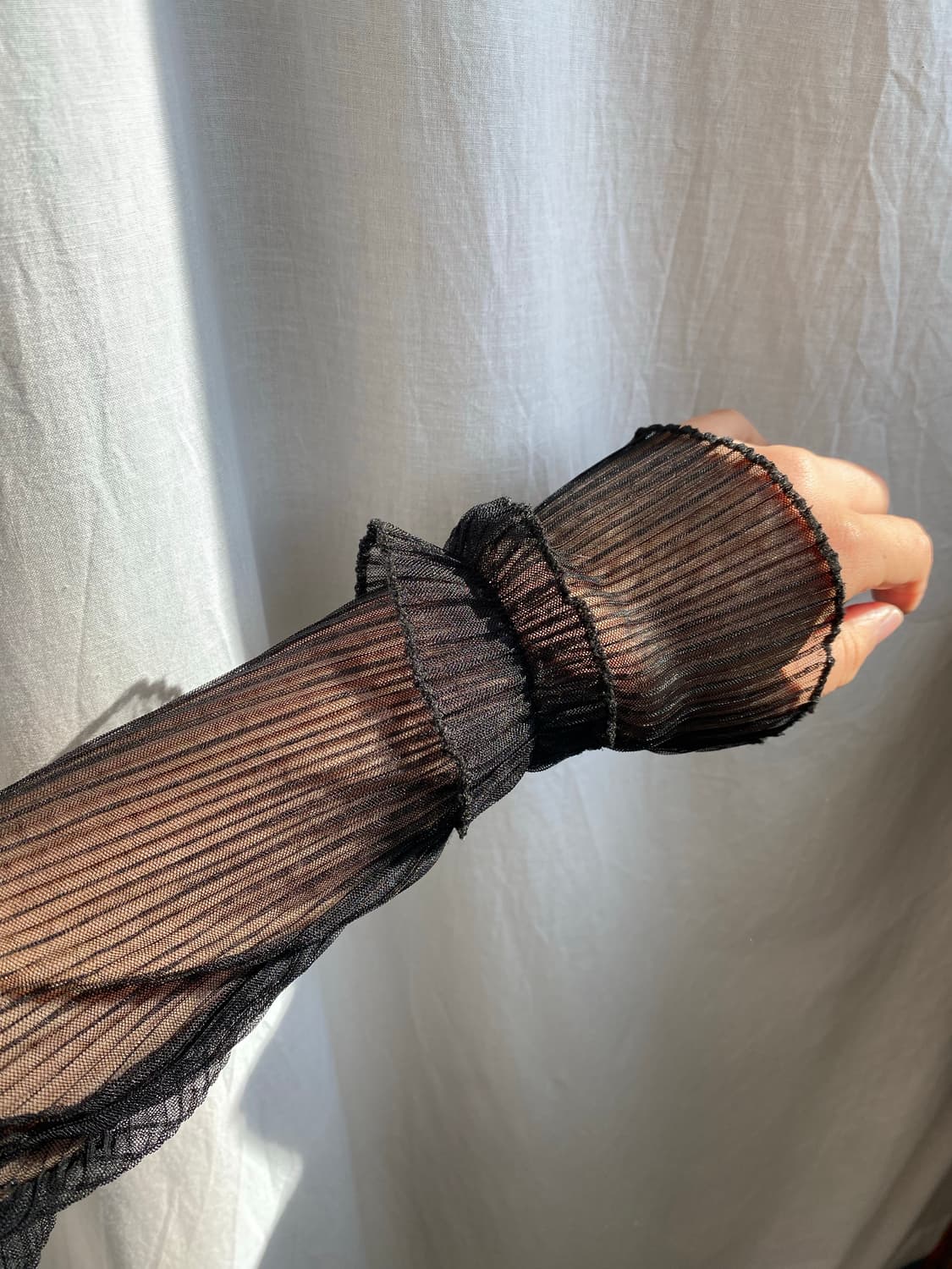 블랙 시스루 워머 상품이미지1