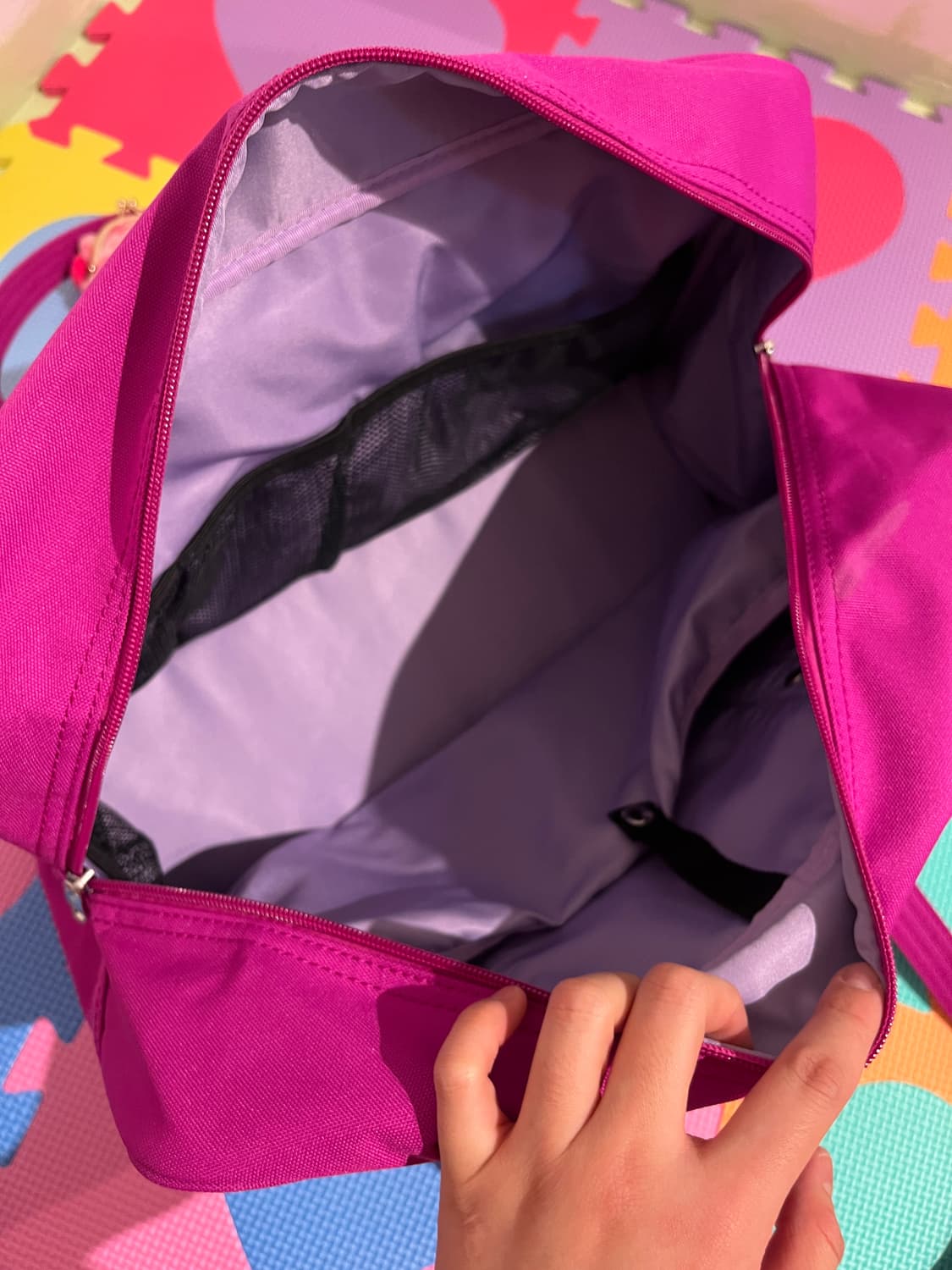이스트보이 자주색 스쿨백 + 키링🍓 상품이미지9