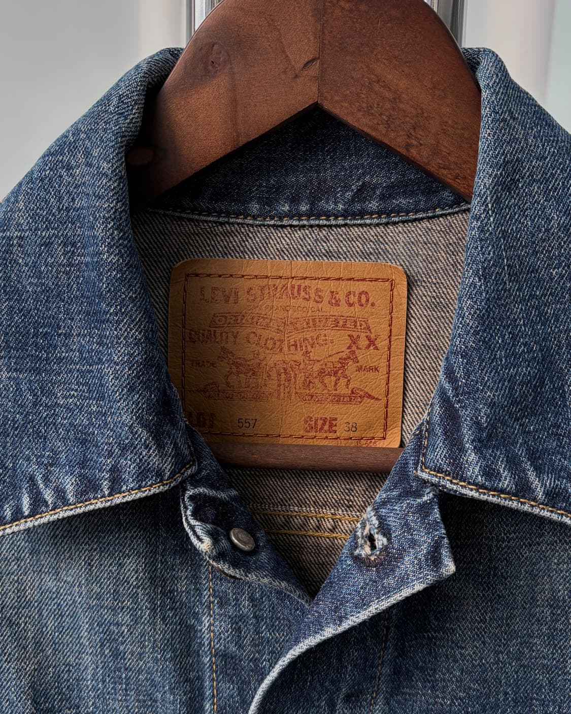 [M]리바이스 90s JPN LVC 3세대 데님 자켓 71557-02 상품이미지9