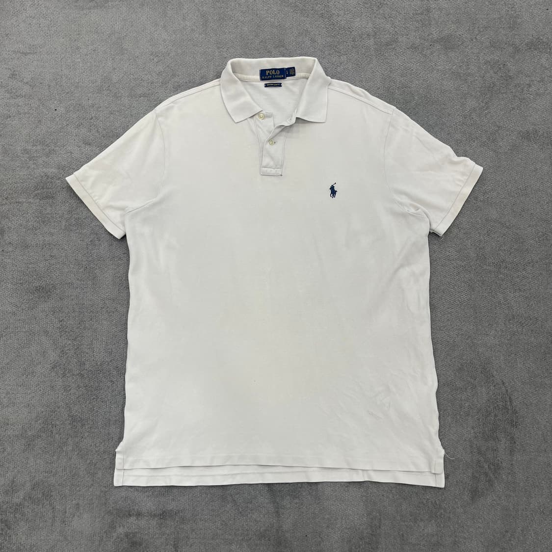 폴로 랄프로렌 화이트 반팔 카라티 상품이미지1