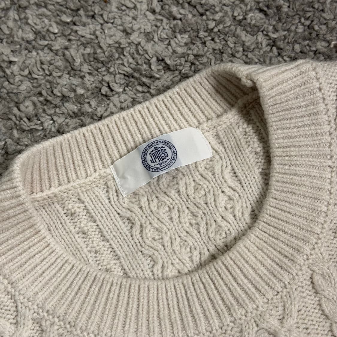 제이프레스 울 케이블 니트 상품이미지4