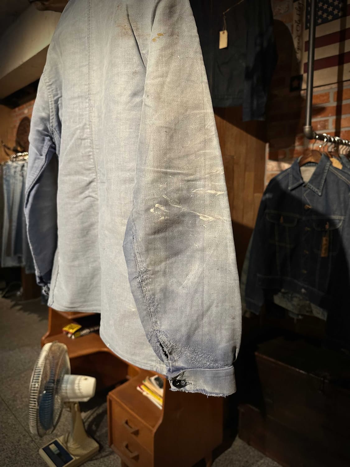 50s French Moleskin Work Jacket 상품이미지7