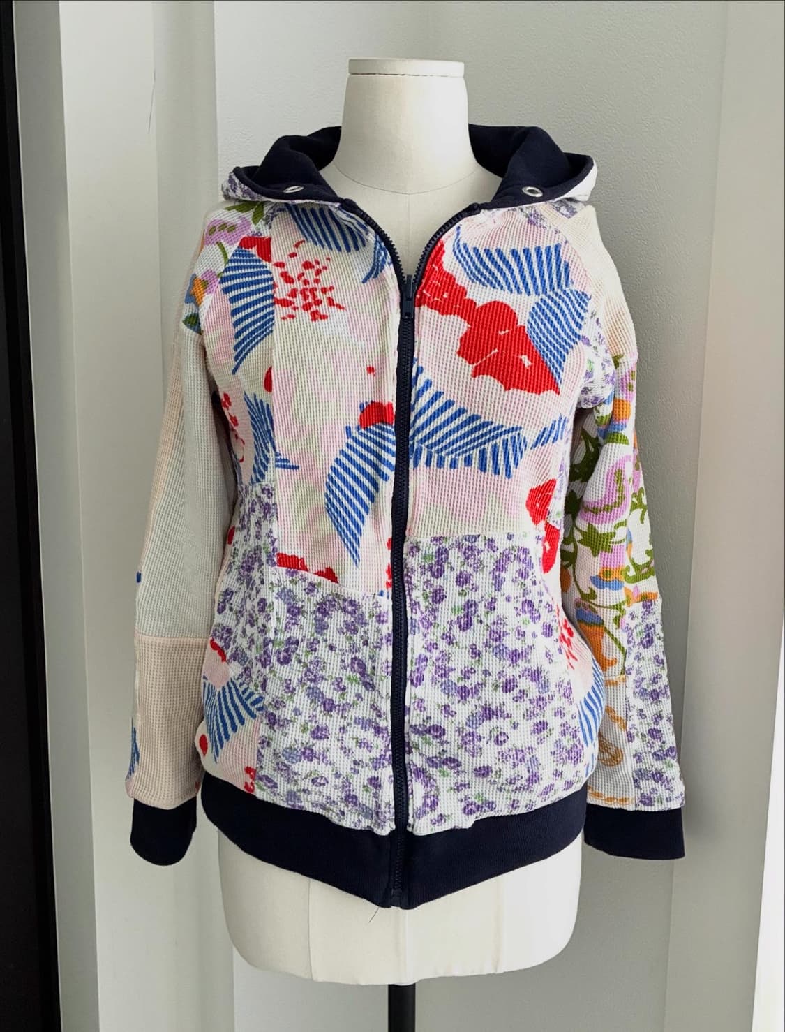 패치 리버시블 후드 집업 상품이미지3