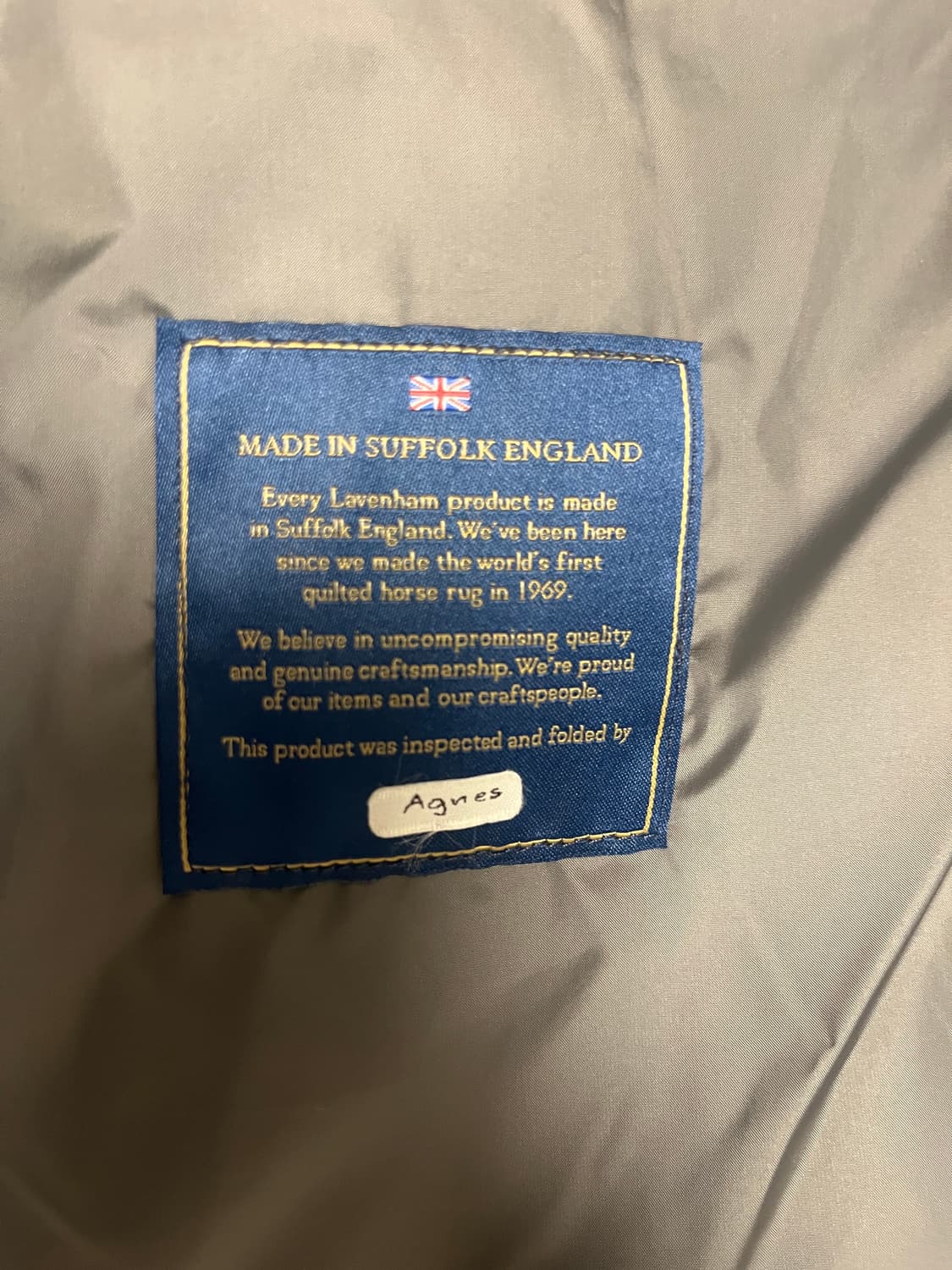 라벤햄 퀼팅 자켓 상품이미지7