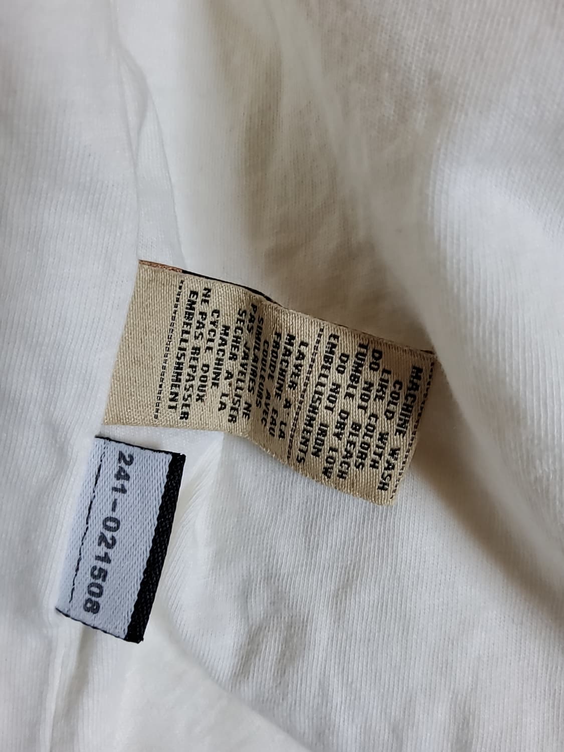 에드하디 후드집업 크림 s 상품이미지6