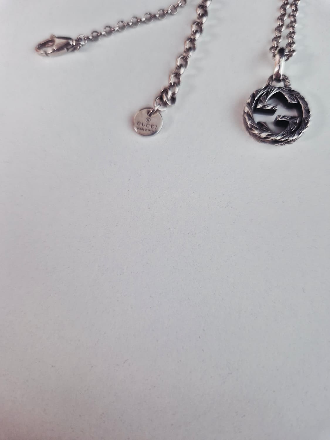 구찌 인터로킹 목걸이(최상급) 상품이미지4