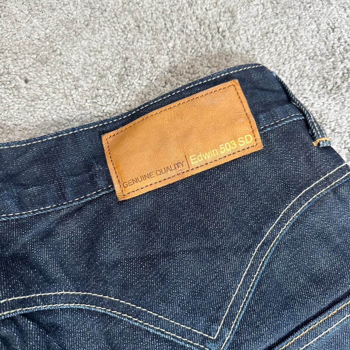 에드윈503 SD 셀비지 생지 데님 팬츠(31) 상품이미지9