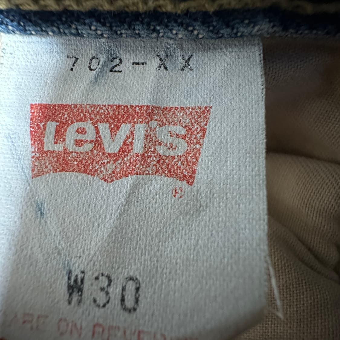 LEVI'S 702XX 90's japan made selvedge 상품이미지6
