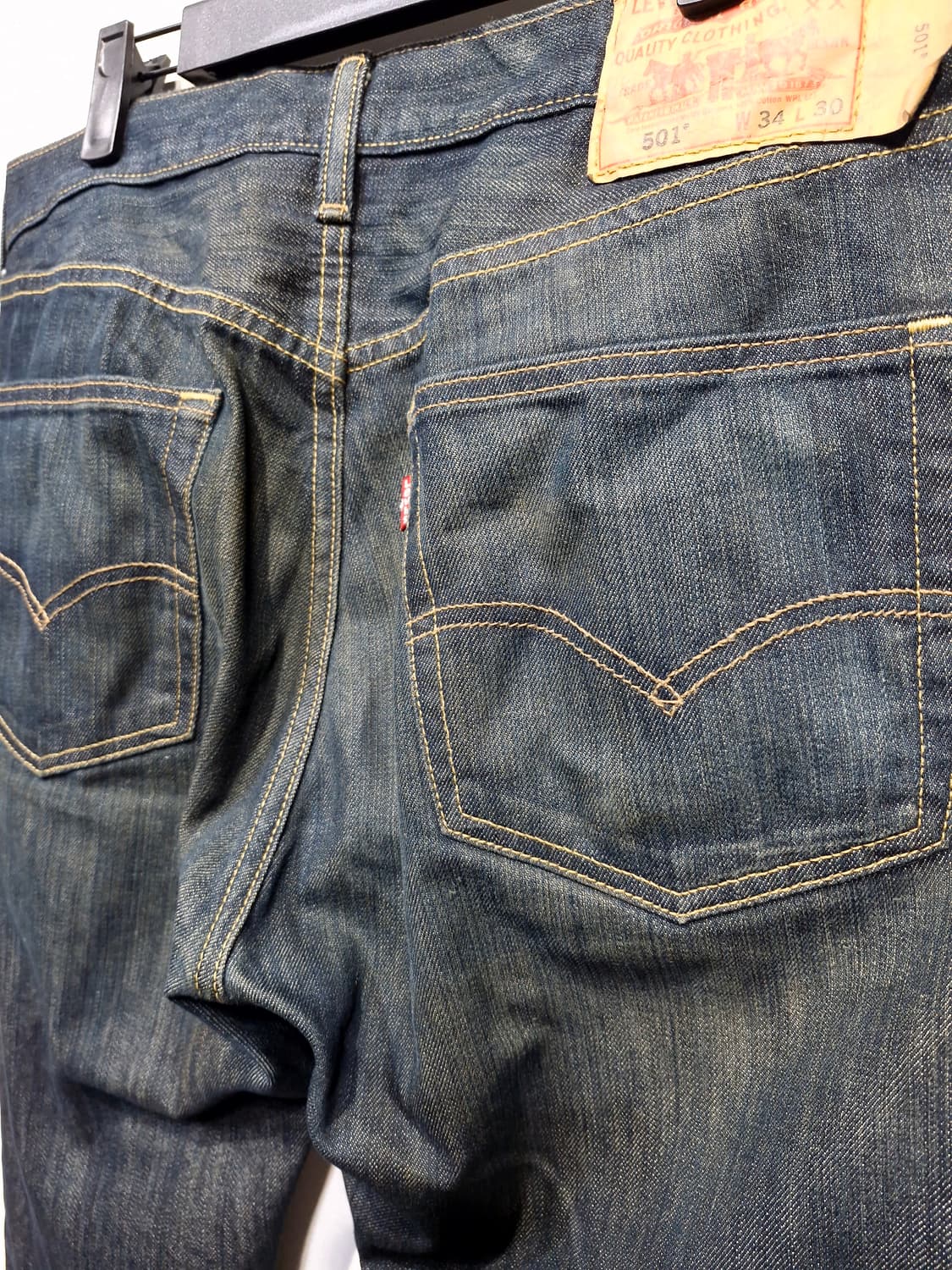 Levi's 리바이스 00's 501 스트레이트핏 데님팬츠 34/30 상품이미지6