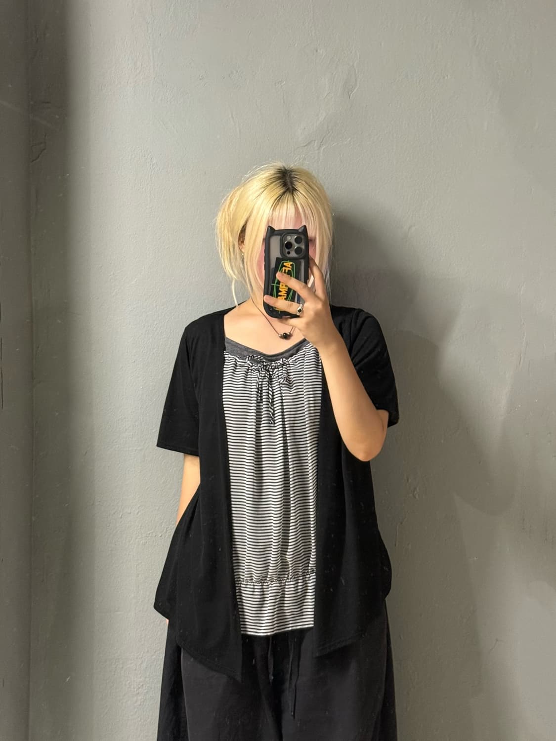 3-layered detail cardigan top  상품이미지2