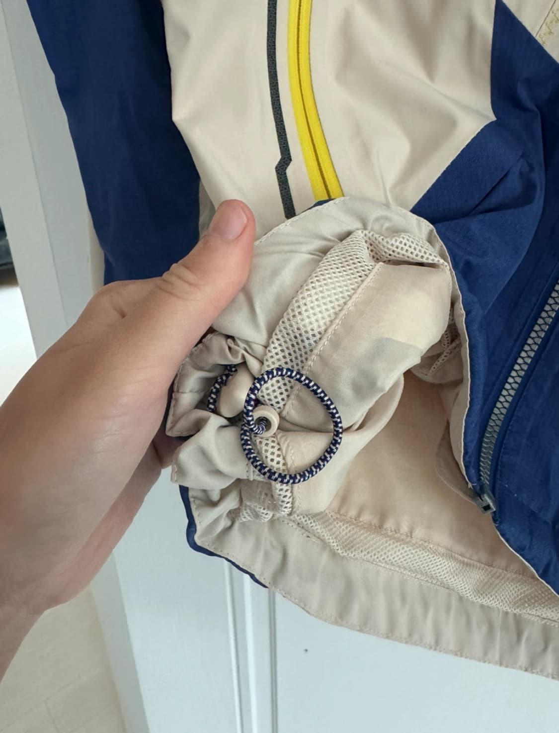 아이더 95 크림 등산 바람막이 디펜더 자켓 상품이미지8