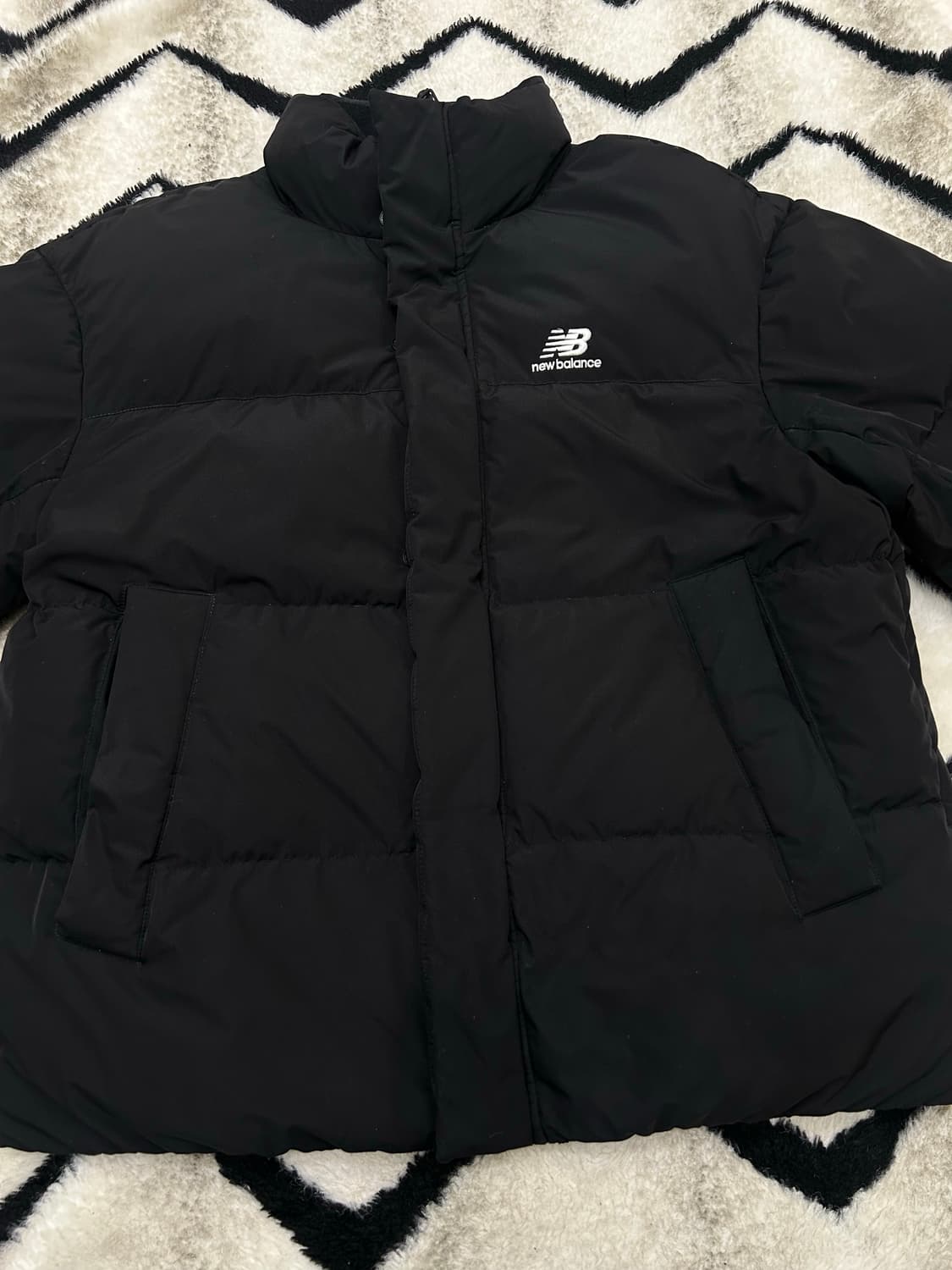 [XL]뉴발란스 액티브 구스다운 숏 패딩/블랙 상품이미지4