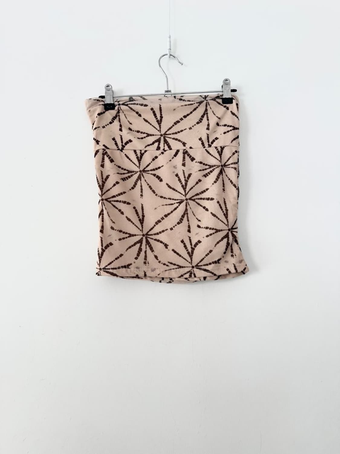 Pine needle tube top / beige 상품이미지4