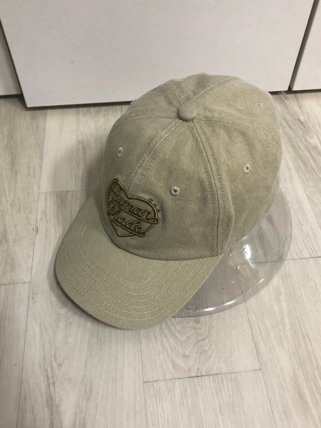 [새상품] 휴먼 메이드 볼캡 모자  6 패널 트윌 캡(베이지) 상품이미지3