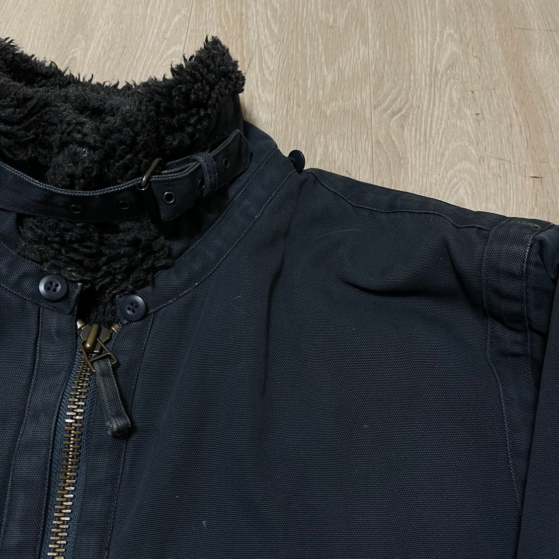 네버씬씽 NST 양털내피 퍼카라 덱자켓 L/100 상품이미지6