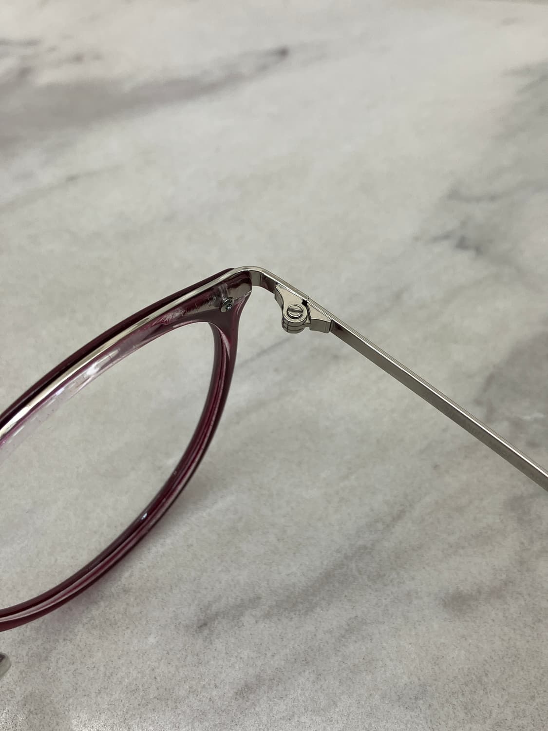 블루엔젤 Blueangel 실버 와인 솔텍스 라운드 메탈테 안경 상품이미지3