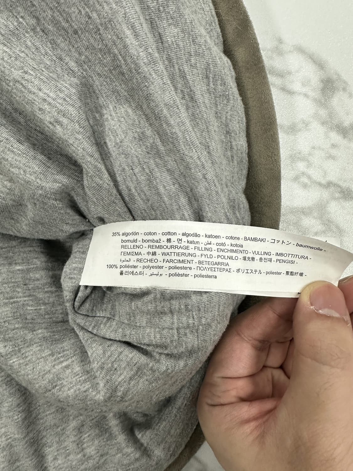 자라 스웨이드 라이크 패딩조끼 상품이미지4