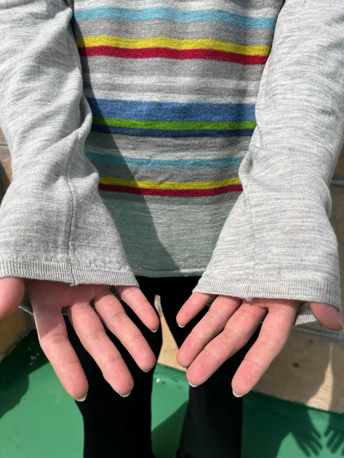 꼼데가르송 옴므 듀스 멀티 스트라이프 울 니트 AD2015 상품이미지2