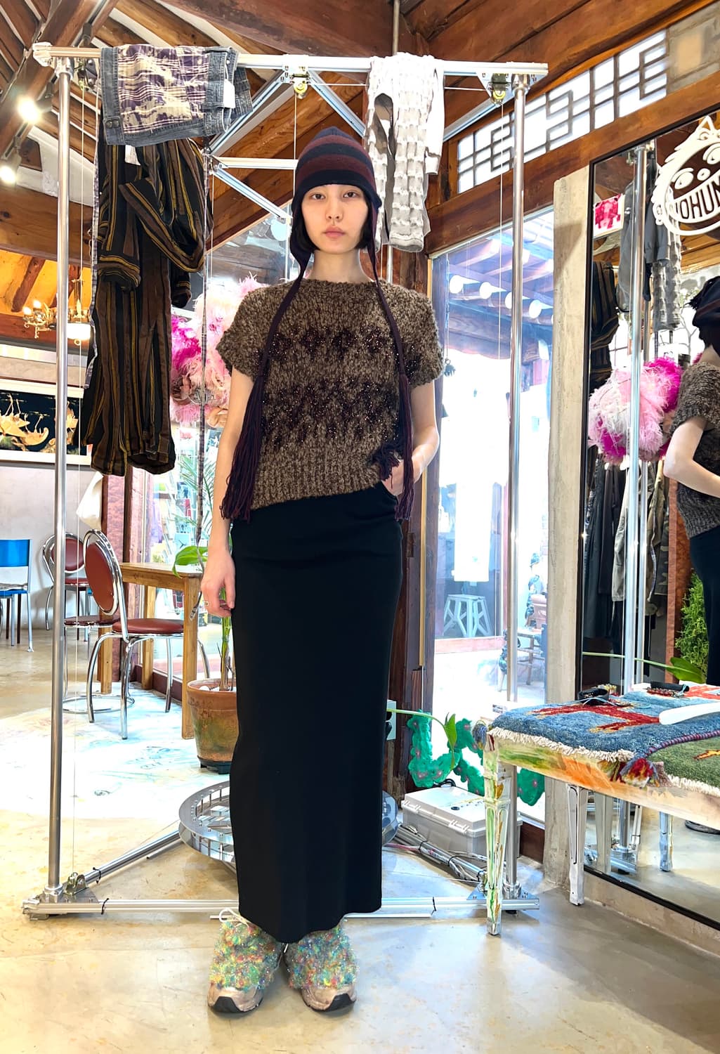 Roberto Collina metallic threading knit 상품이미지2