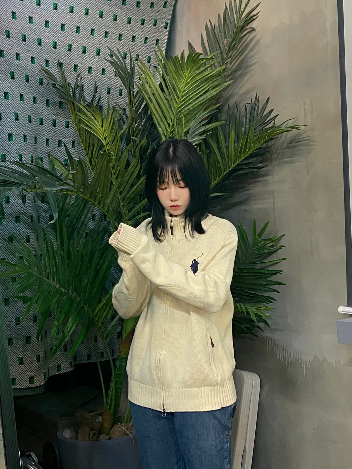 폴로 랄프로렌 빅포니 니트 집업  상품이미지2
