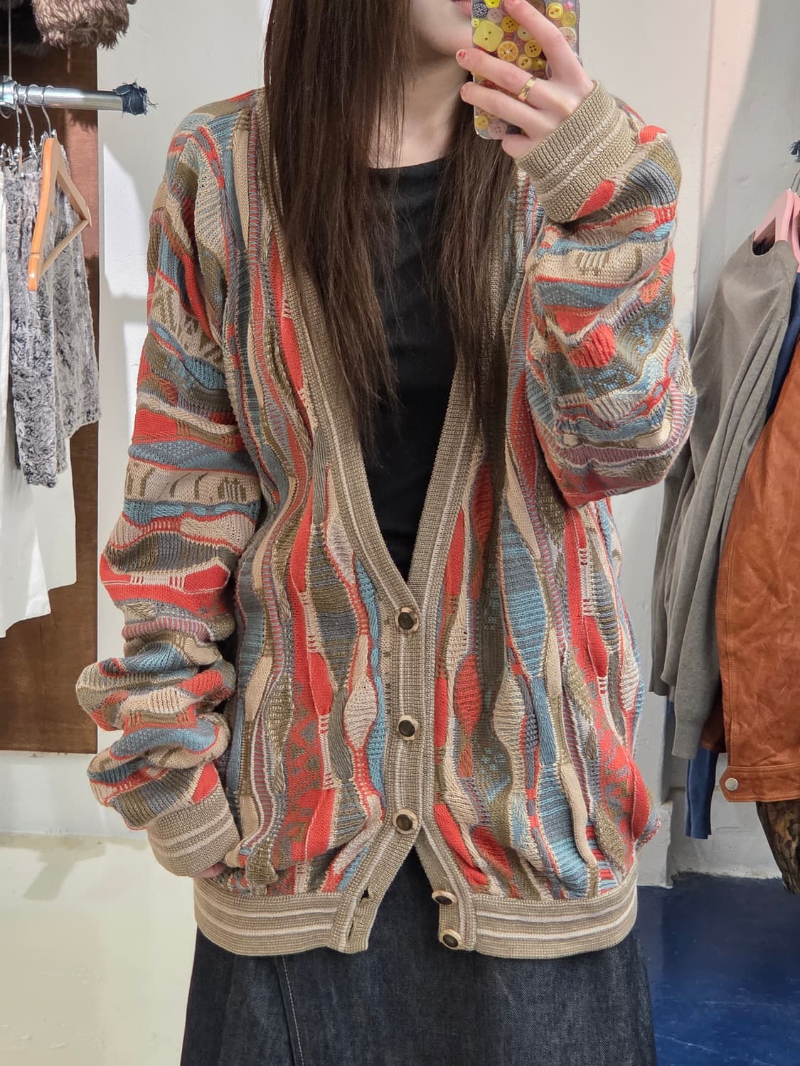 Emaroo 오스트레일리아 코튼 케이블 가디건 상품이미지1