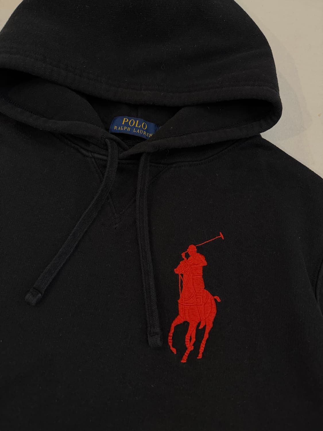 폴로 랄프로렌 빅포니 치프키프 후드티 블랙 상품이미지2