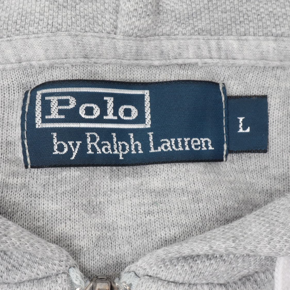 폴로 랄프로렌 그레이 코튼 후드 집업 상품이미지8