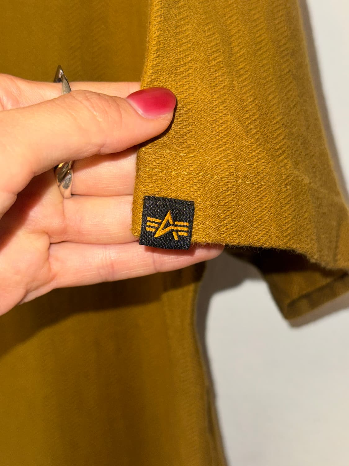 Alpha industries 알파인더스트리 성조기 반팔티셔츠(m) 상품이미지5