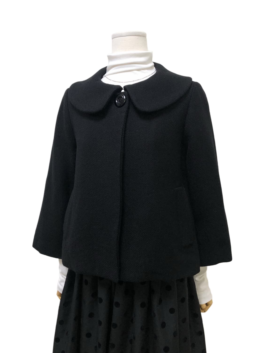 Te chichi 테치치 블랙 숏 코트 상품이미지6