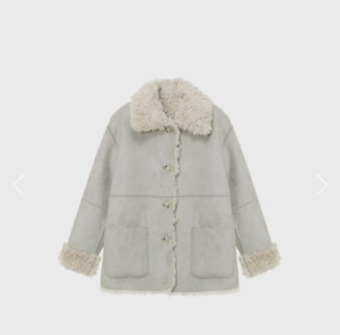 모노하 리버시블 퍼자켓(Ivory) 상품이미지3