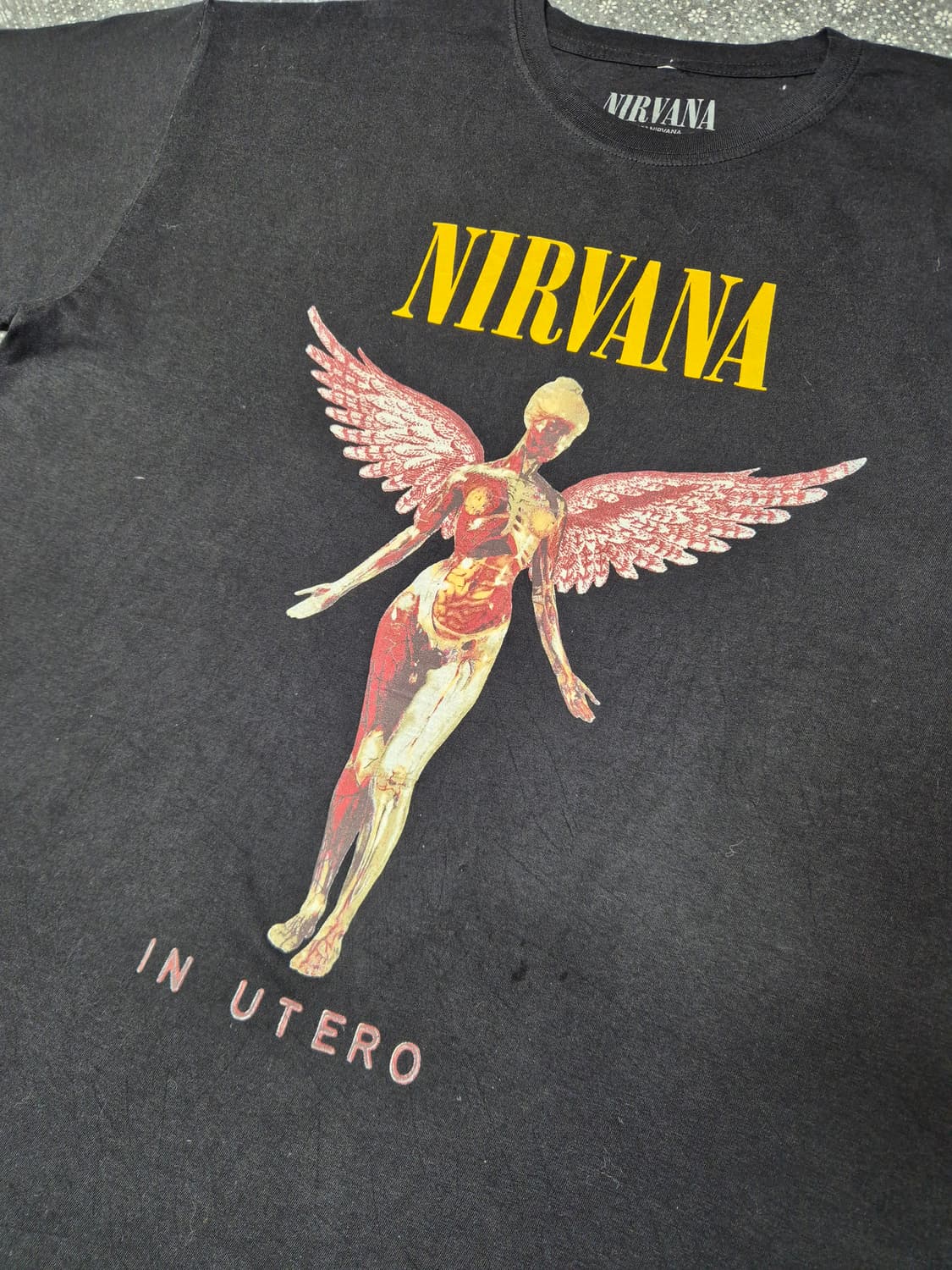 [M,실측 XL] 너바나 3집 IN UTERO 오피셜 티셔츠 -138 상품이미지1