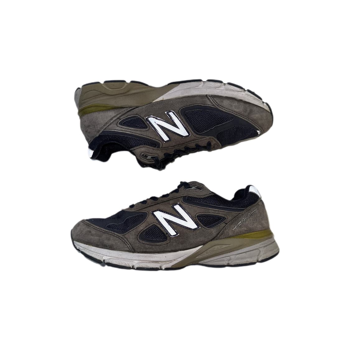 뉴발란스 990V4 네이비 그레이 스니커즈 270 상품이미지5