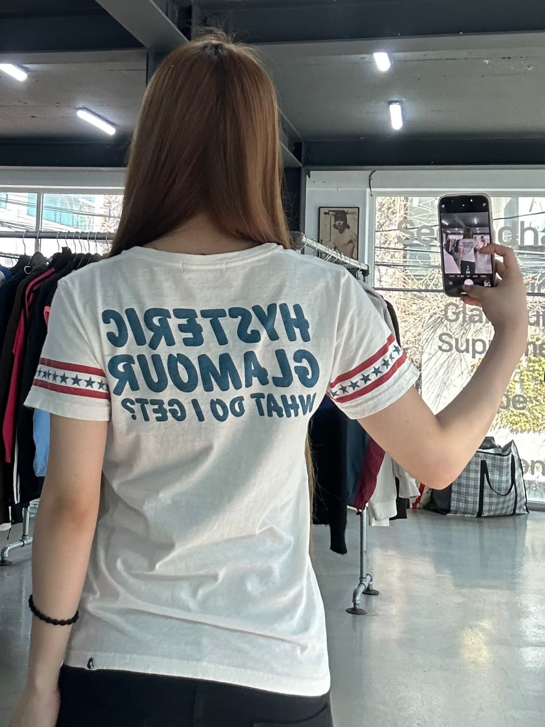 히스테릭글래머 아카이브 퍽베어 스타 반팔티 상품이미지2