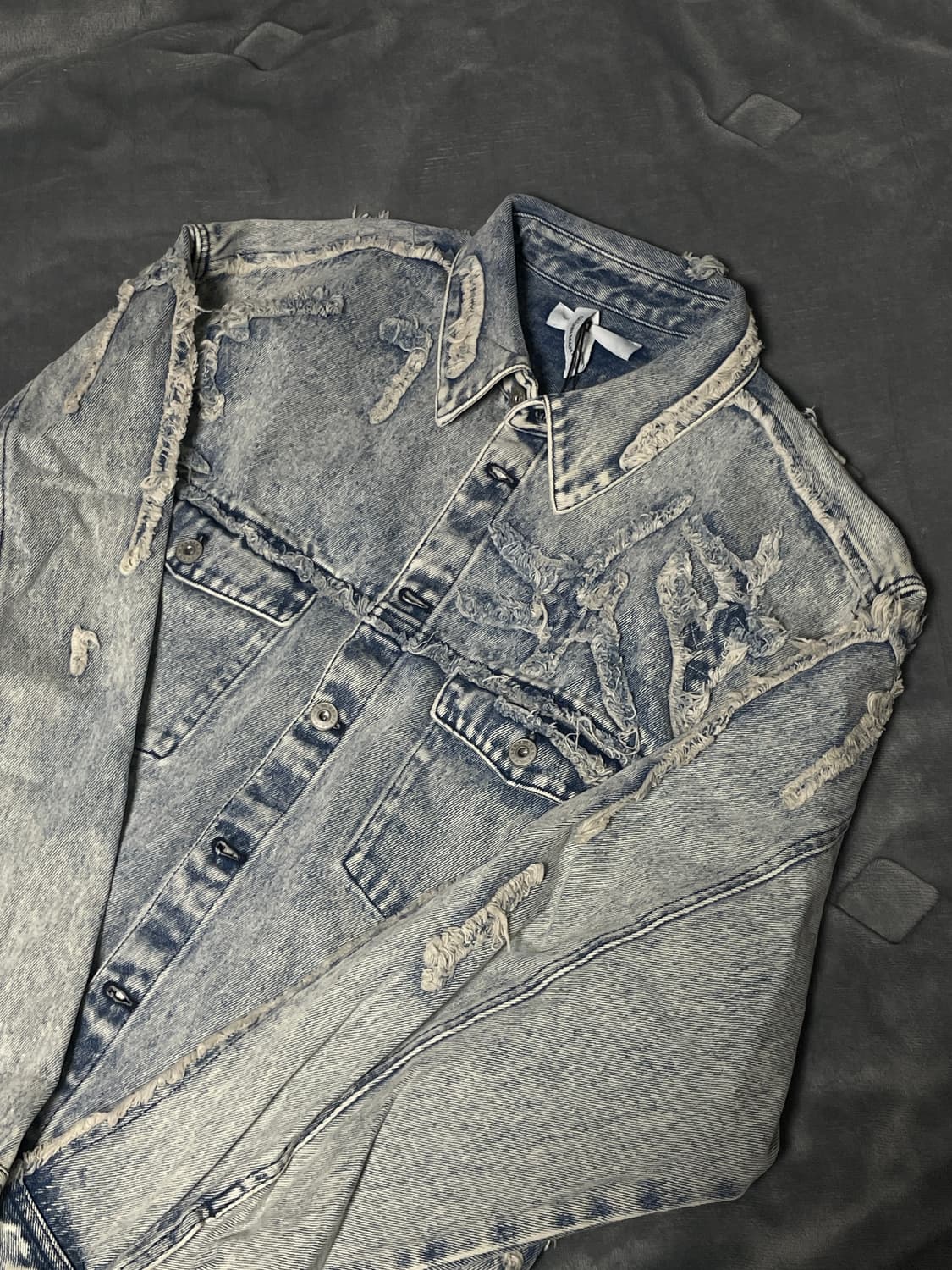 xL) HM 글렌마틴스 데님 오버 셔츠 상품이미지2