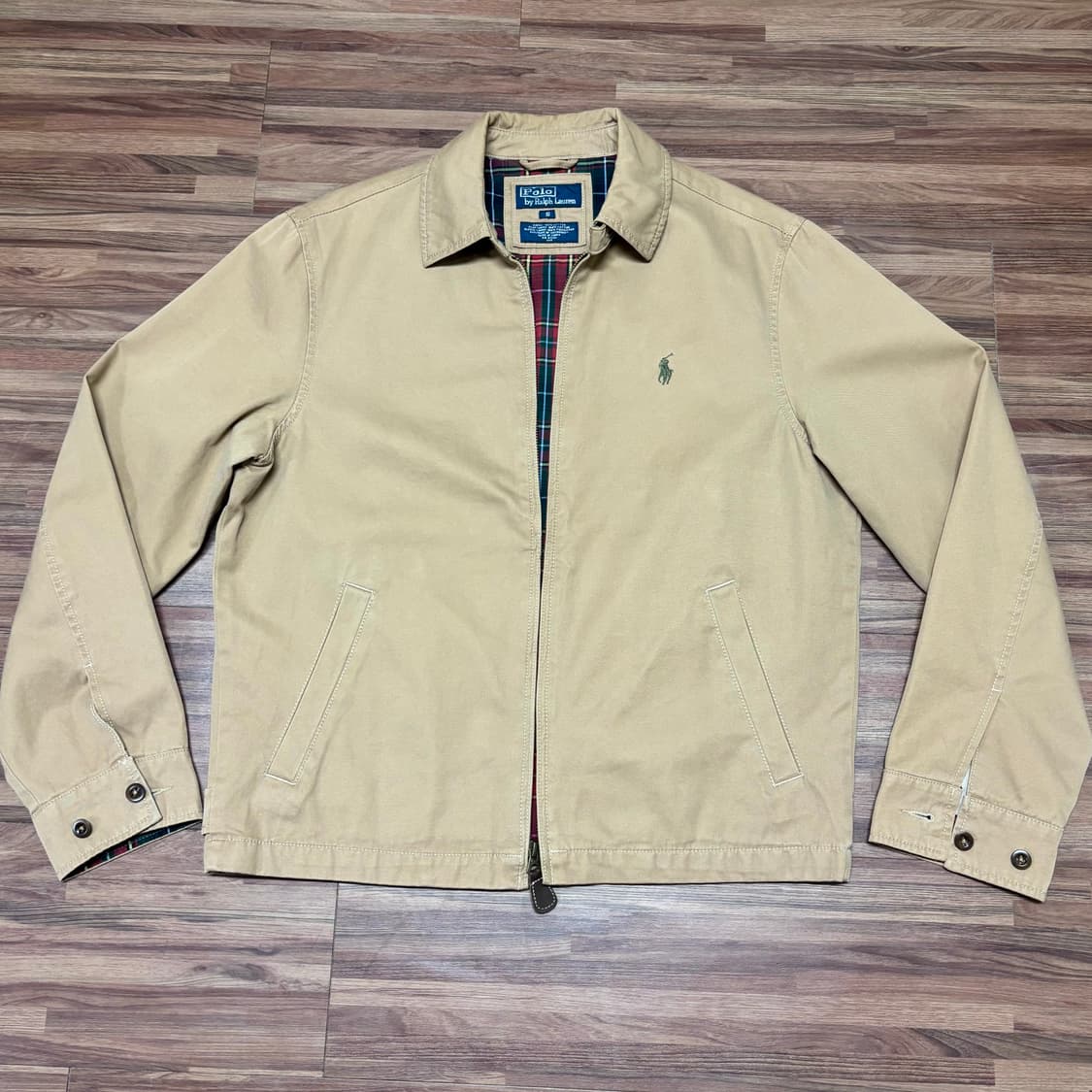 폴로 베이지 베이포트 스윙탑 해링턴 헤링턴 드리즐러 봄버 블루종 자켓 s 상품이미지1