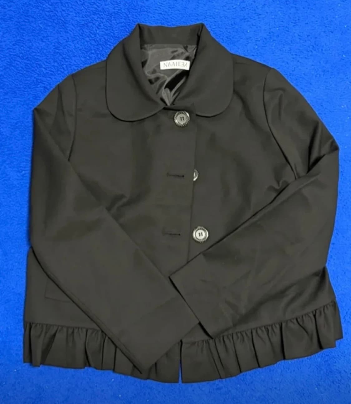 나이엔 도트 버튼 프릴 자켓 상품이미지2