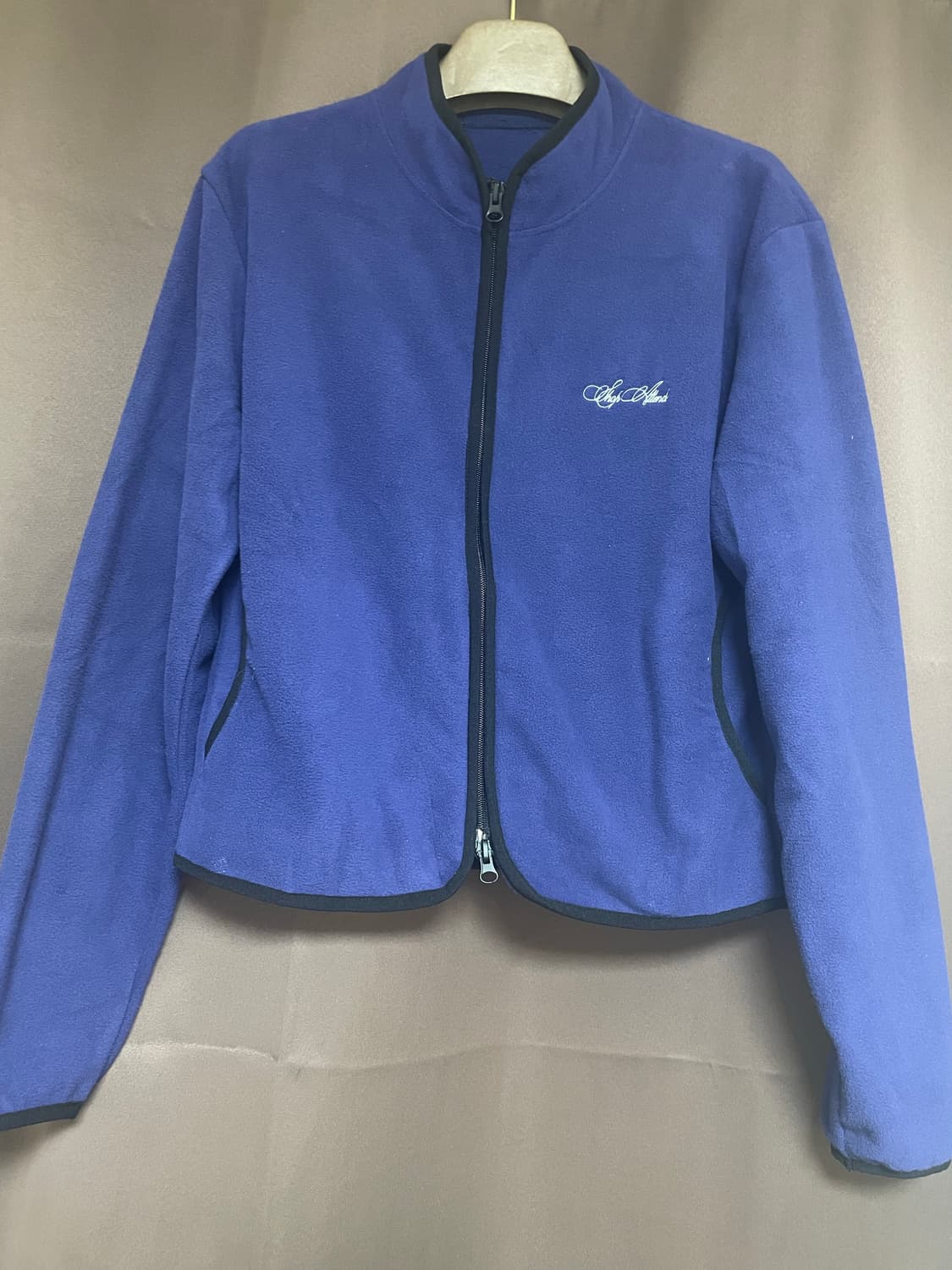 새상품) 샵 어텐즈 Shop attends 블루 플리스 후리스 상품이미지1