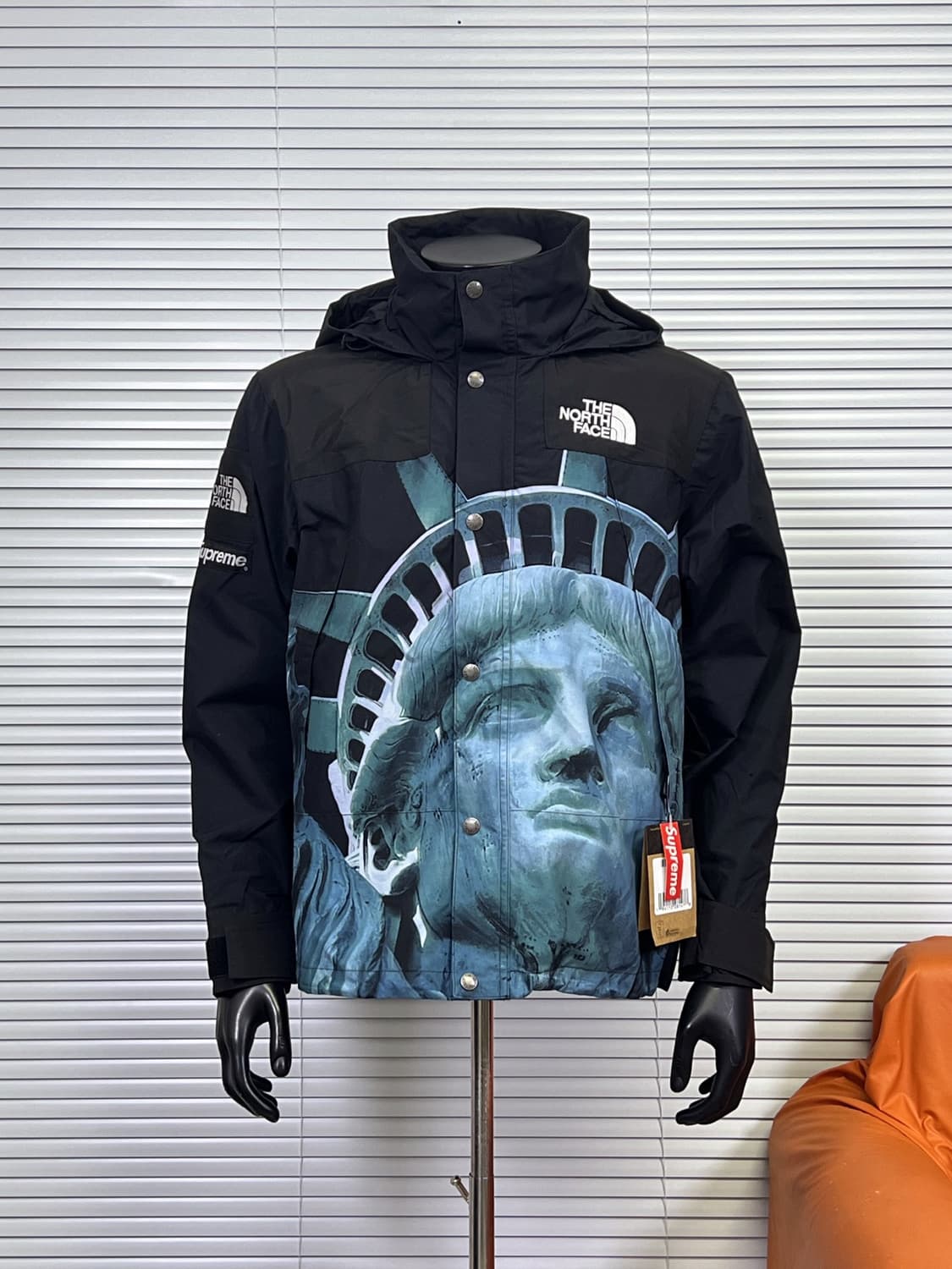 슈프림 x 노스페이스 자유의 여신상 발토로 자켓 블랙 상품이미지1