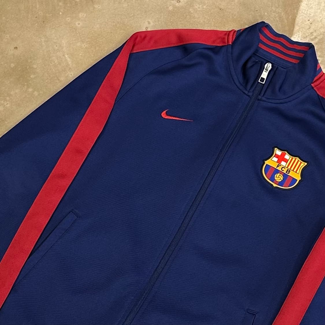 M 나이키 바르셀로나 와인라인 네이비 트랙탑  상품이미지1