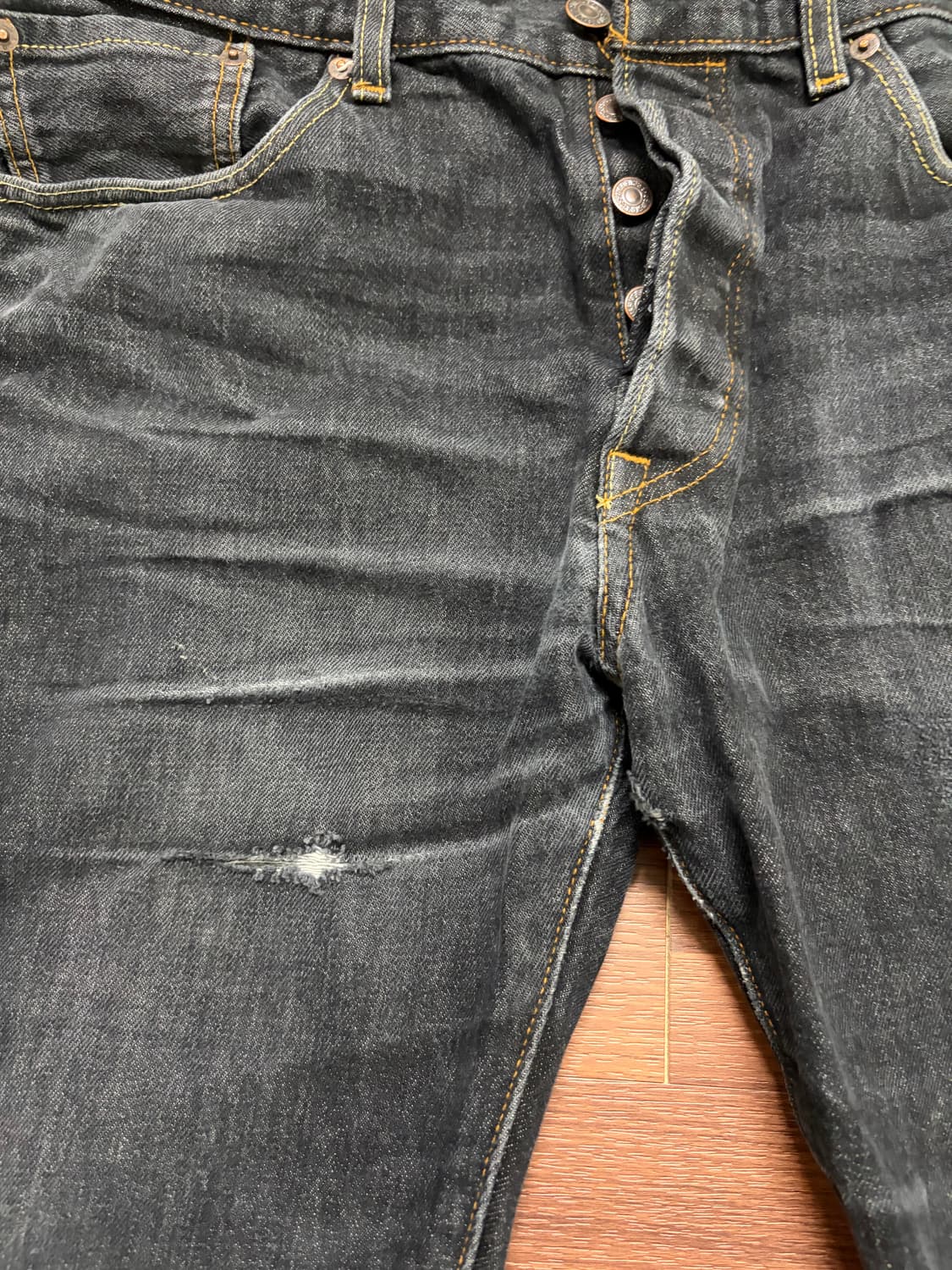 빈티지 리바이스 501 흑청 W36 L32 상품이미지5