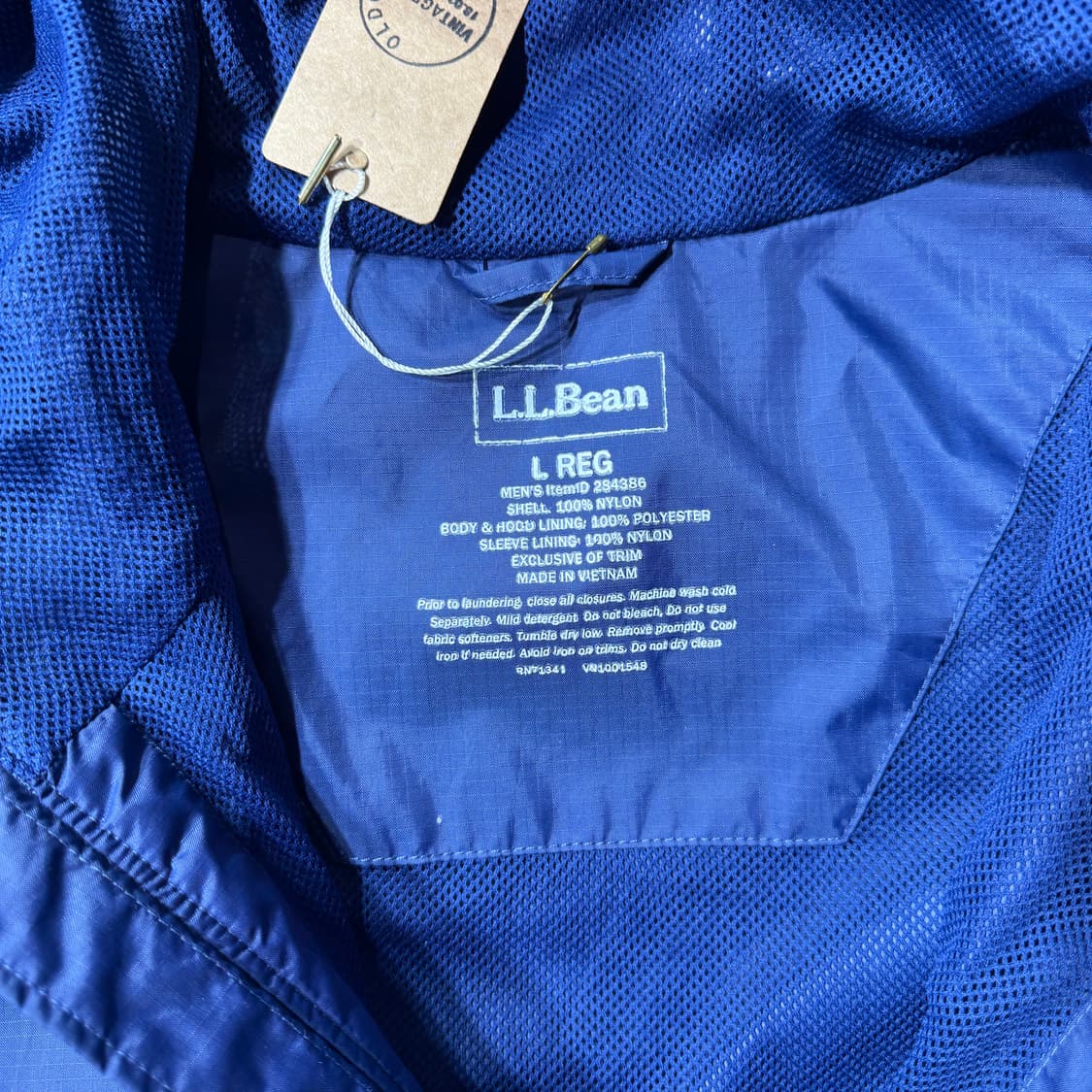 L.L.BEAN 엘엘빈 바람막이 블루 (old-8025) 상품이미지4