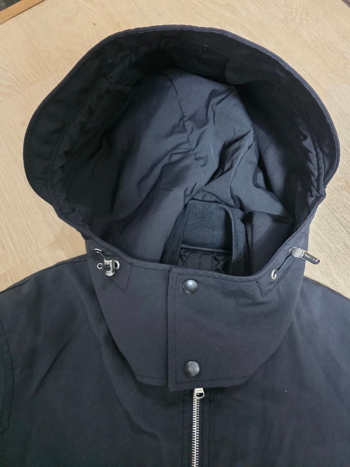 솔리드옴므 패디드 롱 ma-1 자켓 블랙 95 상품이미지3