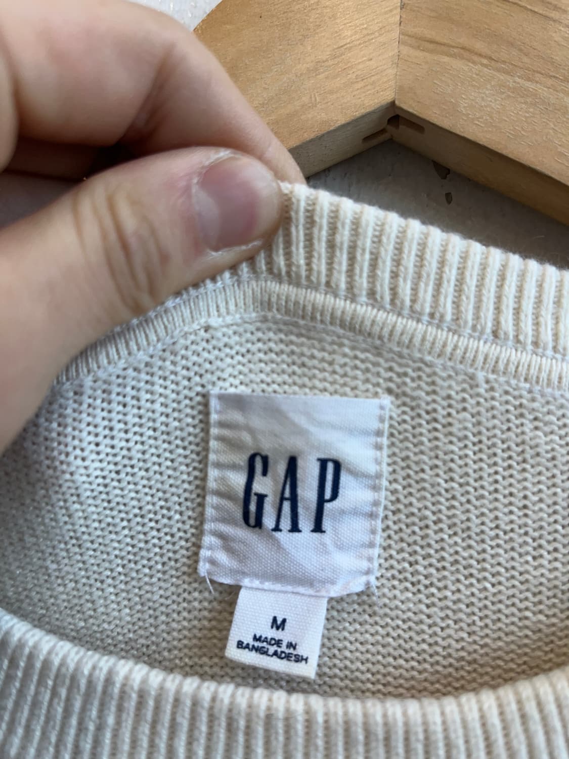 gap 갭 테디베어 로고 코튼 니트 상품이미지4